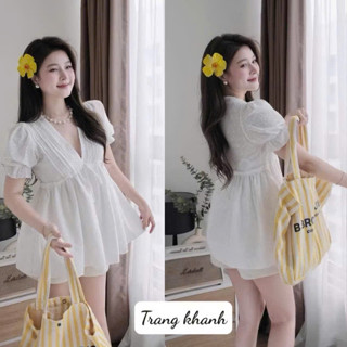 váy nữ sang chảnh,váy tiểu thư sang chảnh MẪU MỚI RA MẮT đầm ren xuông dây nơ hot trend ie170