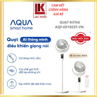  Quạt đứng đối lưu Aqua AQF-QED1823T AI điều khiển giọng nói có khay tinh dầu - Chính hãng 