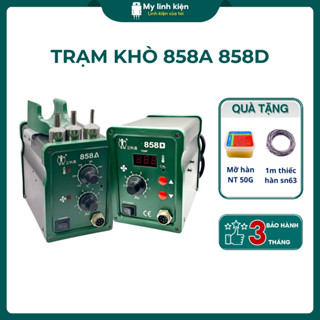 Trạm khò máy khò nhiệt 858A 858D cao cấp chính hãng gió mạnh chất lượng tốt.