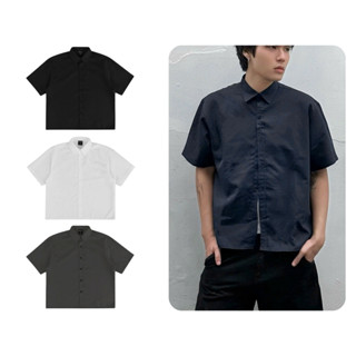  Áo sơ mi cộc tay Boxy Coastals ODIN CLUB Áo sơ mi nam nữ form boxy tôn dáng chất liệu vải thô hàn thông thoáng 