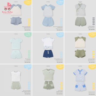 (Mẫu mới) Bộ Nous cộc tay, bộ chui đầu  Bé Trai nhiều màu mùa hè cho bé 6m 9m 12m 18m 2y Link 1, Suzy baby