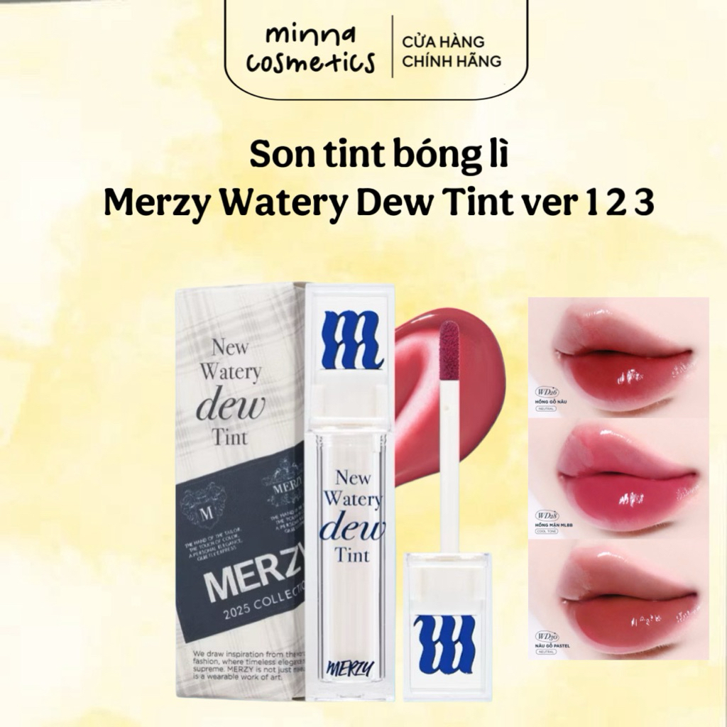 [Merzy]Son tint bóng ánh nước lâu trôi Merzy The Watery Dew Tint