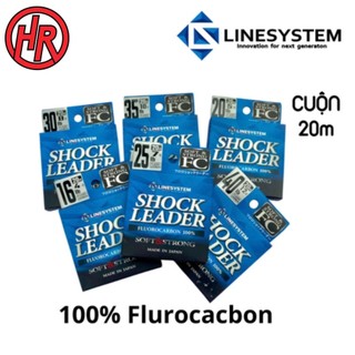  Dây Leader câu lure FC LINESYSTEM 100% Flurocacbon  dây siêu bền cuộn 20m 