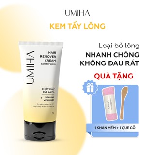  Kem tẩy lông UMIHA  65g  chiết xuất Cúc La Mã tẩy lông cho da nhạy cảm - Tẩy lông chân tay nách tẩy lông vùng kín 