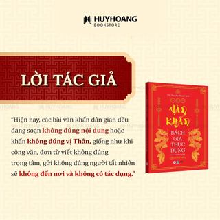 Sách - Văn Khấn Bách Gia Thực Dụng (Tái bản 2023), Huy Hoàng Bookstore