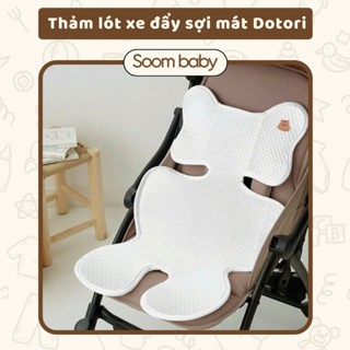 Tấm lót xe đẩy điều hòa làm mát đa năng cho bé Dotori Sợi lạnh Duraron Hàn Quốc hạ nhiệt làm mát lưng
