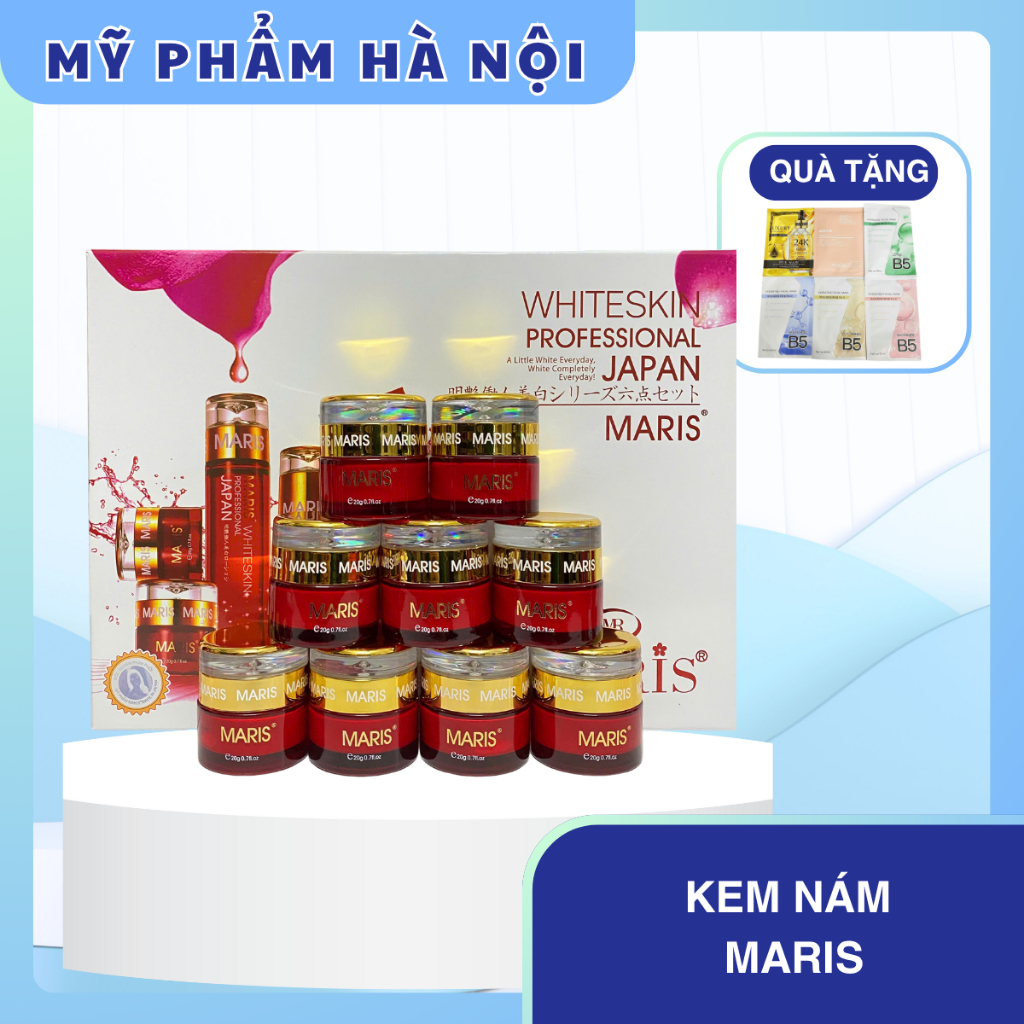 [TEM VÀNG] Kem nám MARIS mờ thâm nám, tàn nhang, dưỡng trắng da tự nhiên - Kem ngày, đêm dưỡng [Chính hãng]