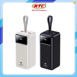  Cục Tích Điện sạc nhanh PHANTOM P11 50000mAh lõi lipo 1260110 sạc cùng lúc 3 thiết bị - hỗ trợ QC 22.5 và PD 20W  2 màu  