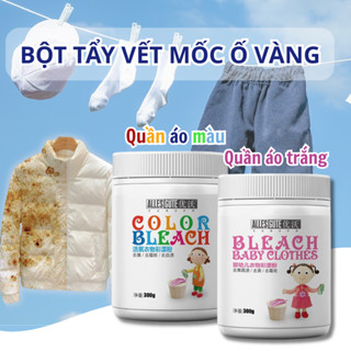 Bột Tẩy Vết Mốc Ố Vàng Không Làm Bay Màu Quần Áo Lọ Thuốc Tẩy Trắng Quần Áo - Làm Sạch Quần Áo Hiệu Quả An Toàn Cho Bé