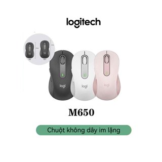Chuột Logitech m650/650L chuột không dây chuột Bluetooth chuột màu hồng giao hàng trong ngày