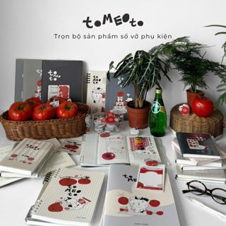 Sổ tay sketchbook và vở kẻ ngang 100 trang tập học sinh ghi chép sáng tạo Crabit Tomeoto Collection