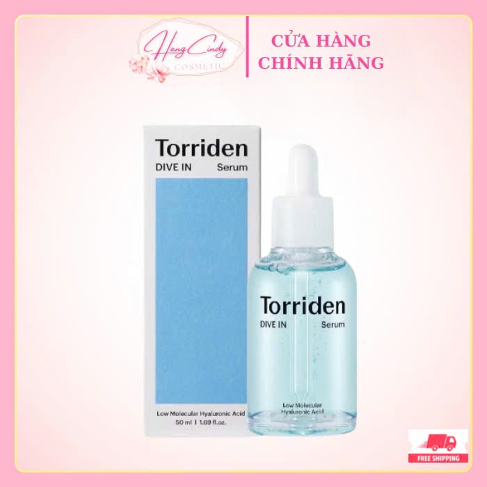 Serum Tinh Chất Cấp Nước phục hồi Torriden DIVE IN Hyaluronic Acid HA 50ml