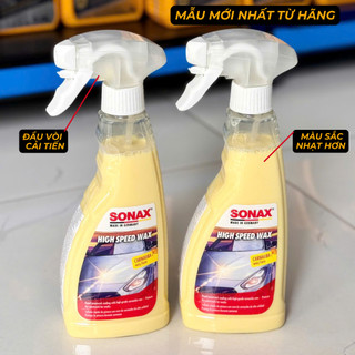 Xịt dưỡng sơn SONAX HIGH SPEED WAX 288200 làm bóng, bảo vệ sơn tạo hiệu ứng lá sen