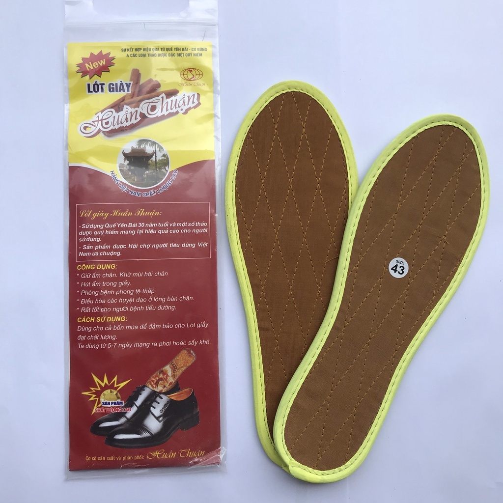 COMBO 2 Đôi Lót Giày Hương Quế Chống Hôi Chân Các Cỡ Đẹp