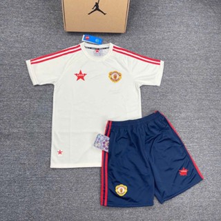 Bộ Quần Áo Bóng Đá Thời Trang CLB Manchester United 2025, Quần Có Túi Khóa - Vải Thái Cao Cấp