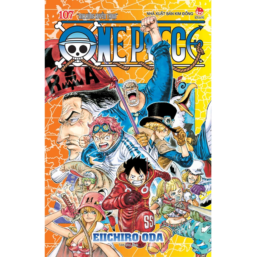 Truyện Tranh - One Piece - Vua Hải Tặc - Tập 107 - Bìa Gập - Bìa Rời - NXB Kim Đồng