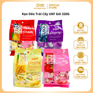  Kẹo Dẻo Trái Cây UKF Nhân Chảy Ngon Mê Ly 320 Gram 