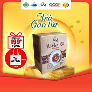 Hộp 30 Túi Lọc Trà Gạo Lứt Mix Nhiều Gạo Lứt, Hoa Nhài, Cỏ Ngọt, vừng đen, Đậu Đen, Đậu Đỏ, Lá Nếp