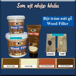  Keo dán gỗ bột trét gỗ keo trám gỗ Wood Filler Bosny – Giải pháp phục hồi bề mặt gỗ chuyên nghiệp 