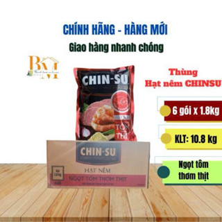  Thùng 6 Gói Hạt Nêm Chinsu Ngọt Tôm Thơm Thịt Gói 1,8kg Hsd 2026 