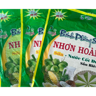 Combo Bánh phồng sữa - nước cốt dừa Nhơn Hoàng loại 220g/túi (mix hai vị)