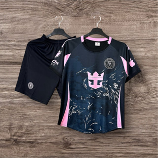 Bộ Quần Áo Bóng Đá Nam Nữ MIA.MI ĐEN LOANG 2025- Đồ Đá Banh Trẻ Em Và Người Lớn Chất Vải Mát Mẻ