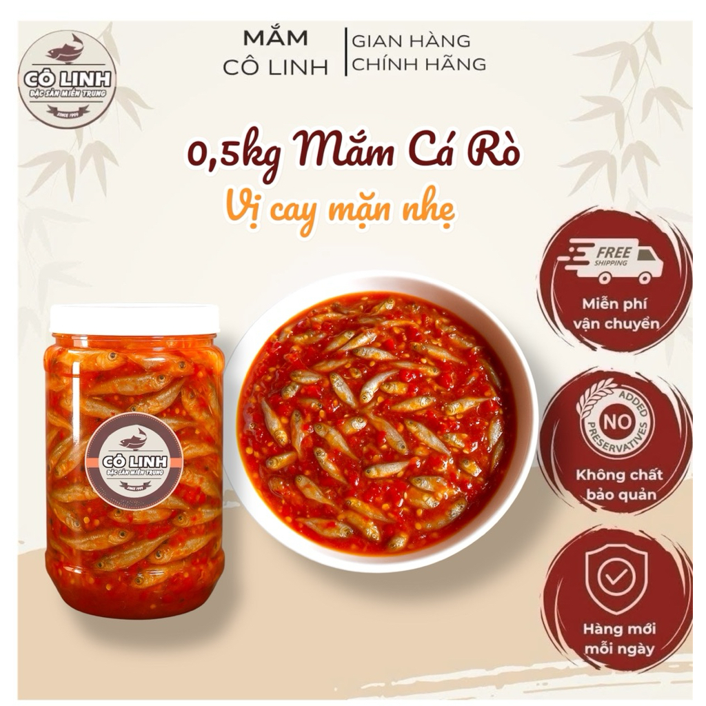 Mắm Cá Rò Đỏ Huế 500gr – Đặc Sản Huế Chính Gốc, Đậm Đà Truyền Thống