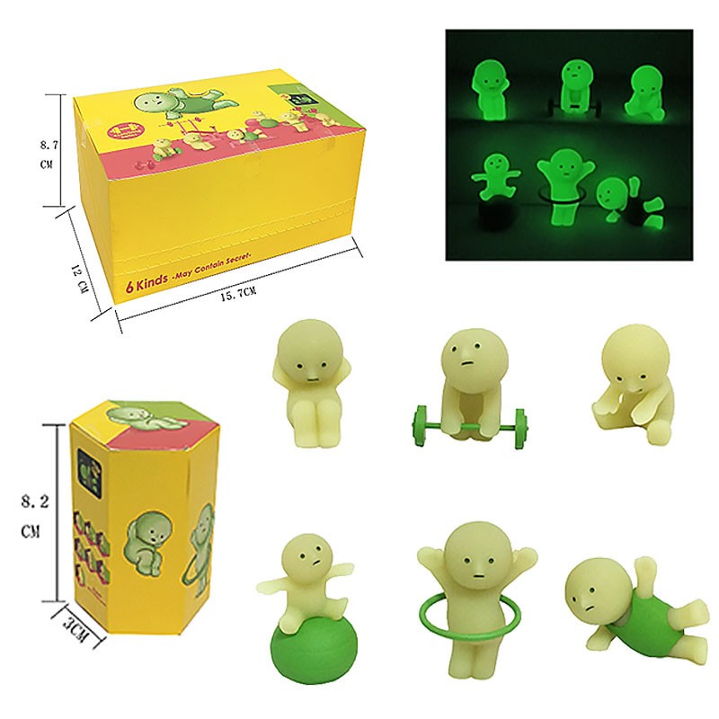 Hipper SMISKI HỘP GYM phát quang, sonny angle dán điện thoại, máy tính trang trí siêu cute - Kinchan