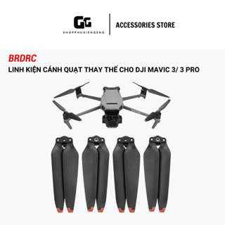 BRDRC Bộ Cánh quạt chống ồn DJI Mavic 3/ Mavic 3 pro/ Mavic 3 classic đầu cánh bọc cao su TPU ( Bộ 4 chiếc )