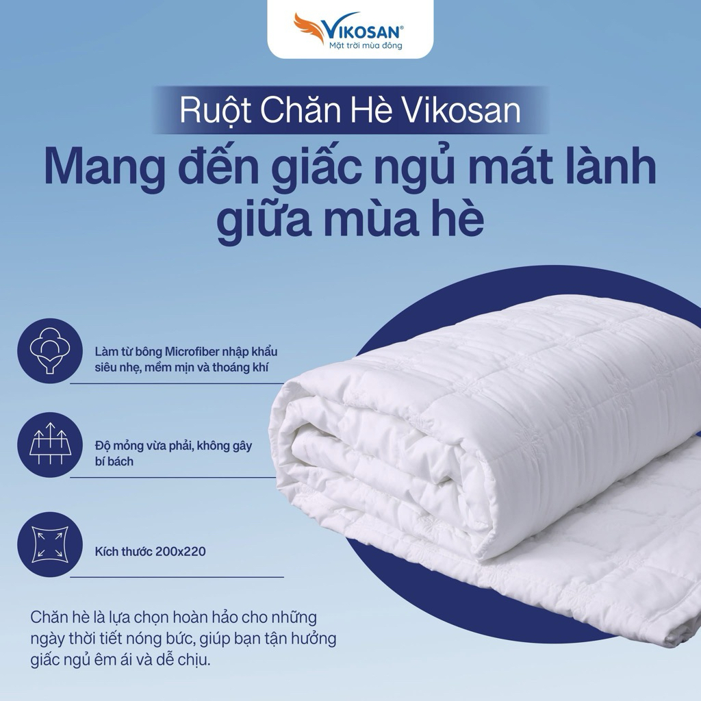 Ruột chăn hè Vikosan