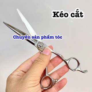 ✅W  Kéo Cắt Tóc Nhật Bản 6.0 Inch Thép S440C Độ Cứng 62HRC Chất Lượng Cao Giá Tốt Kéo Sắc Bén ( W cong trắng )