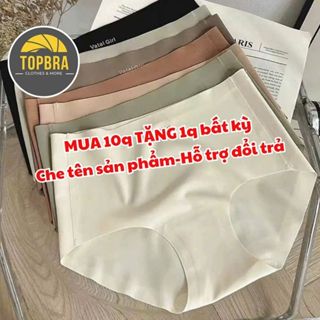 [Mua 10 tặng 1] Combo 5-10 Quần Lót Nữ Su Lạnh Chữ VITAL GlRL Không Lộ Viền Su Đúc Tàng Hình Mềm Mịn Thoáng Mát TOPBRA