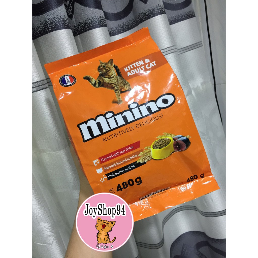 THỨC ĂN CHO MÈO MININO 480GR
