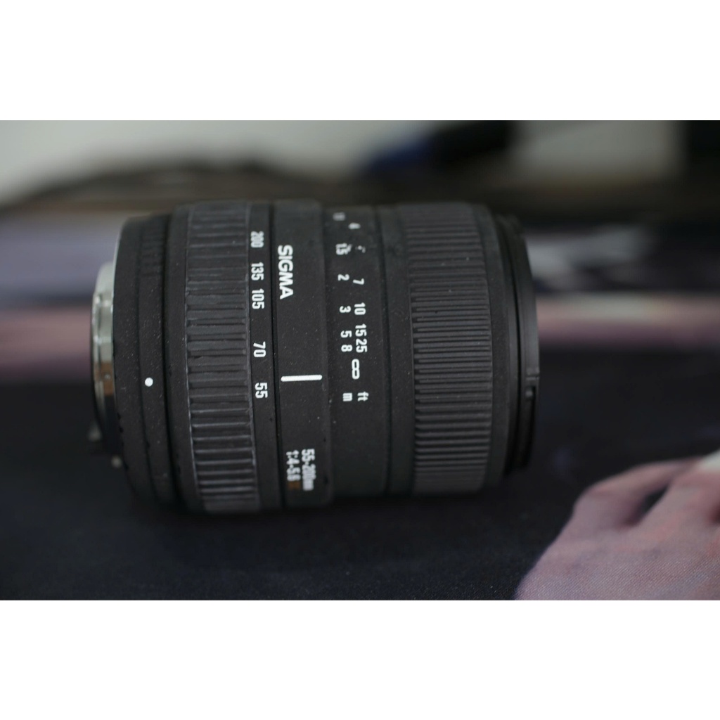Lens sigma pentak k 55-200mm - lens dành cho máy pentak (Kính đẹp) - Lens máy ảnh