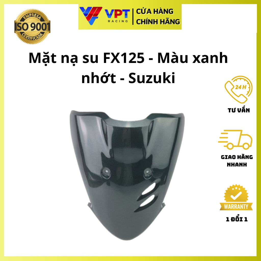Mặt nạ sport FX125, FX 125 xanh nhớt chính hãng Suzuki Malaysia 51871