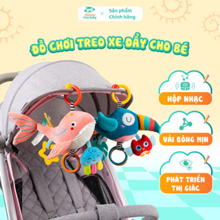  Thú Bông Treo Nôi Cũi Đa Năng Có Hộp Phát Nhạc Du Dương Giúp Bé Phát Triển Khả Năng Cầm Nắm & Nhận Diện Màu Sắc - H304 