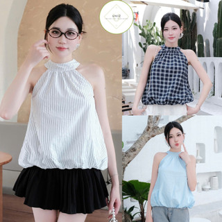  Áo Cổ Yếm Dáng Bí Form Nhỏ Dưới 45kg Uniz A.coyem103 