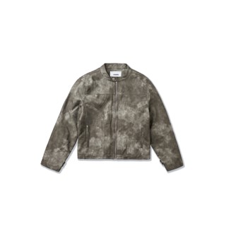 HADES BLACK WAX BIKER JACKET - HADES Brand chính hãng - Áo khoác da unisex