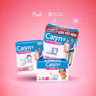 Tã/Bỉm Quần Người Lớn Caryn Mỏng Nhẹ Chống Tràn Dành Cho Người Già Có Thể Tự Đi Lại Size XL