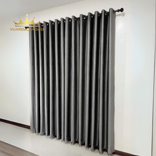 Rèm cửa màu Xám Đậm chống nắng 95% đầy đủ kích thước, rèm cửa sổ, cửa đi, cửa chính, ngăn phòng che gác trọ vuaremgiasi