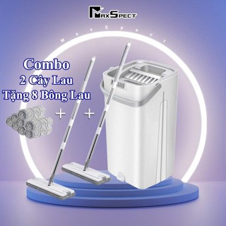 Cây Lau Nhà Tách Nước Bẩn Tự Vắt Maxspect , Chổi Lau Nhà  Xoay 360 Độ Hiện Đại  MC01