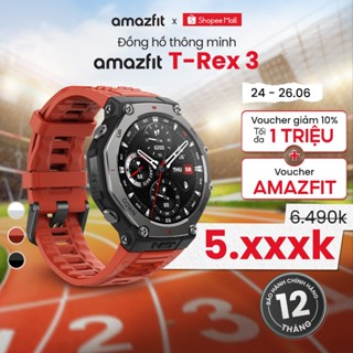 Đồng hồ thông minh Amazfit T-Rex 3 - Hàng chính hãng - Bảo hành 12 tháng