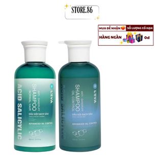  Dầu gội L'EVA  leva  Anti Dandruff 450ML hỗ trợ sạch gàu giảm rụng tóc cho da dầu và da thường 