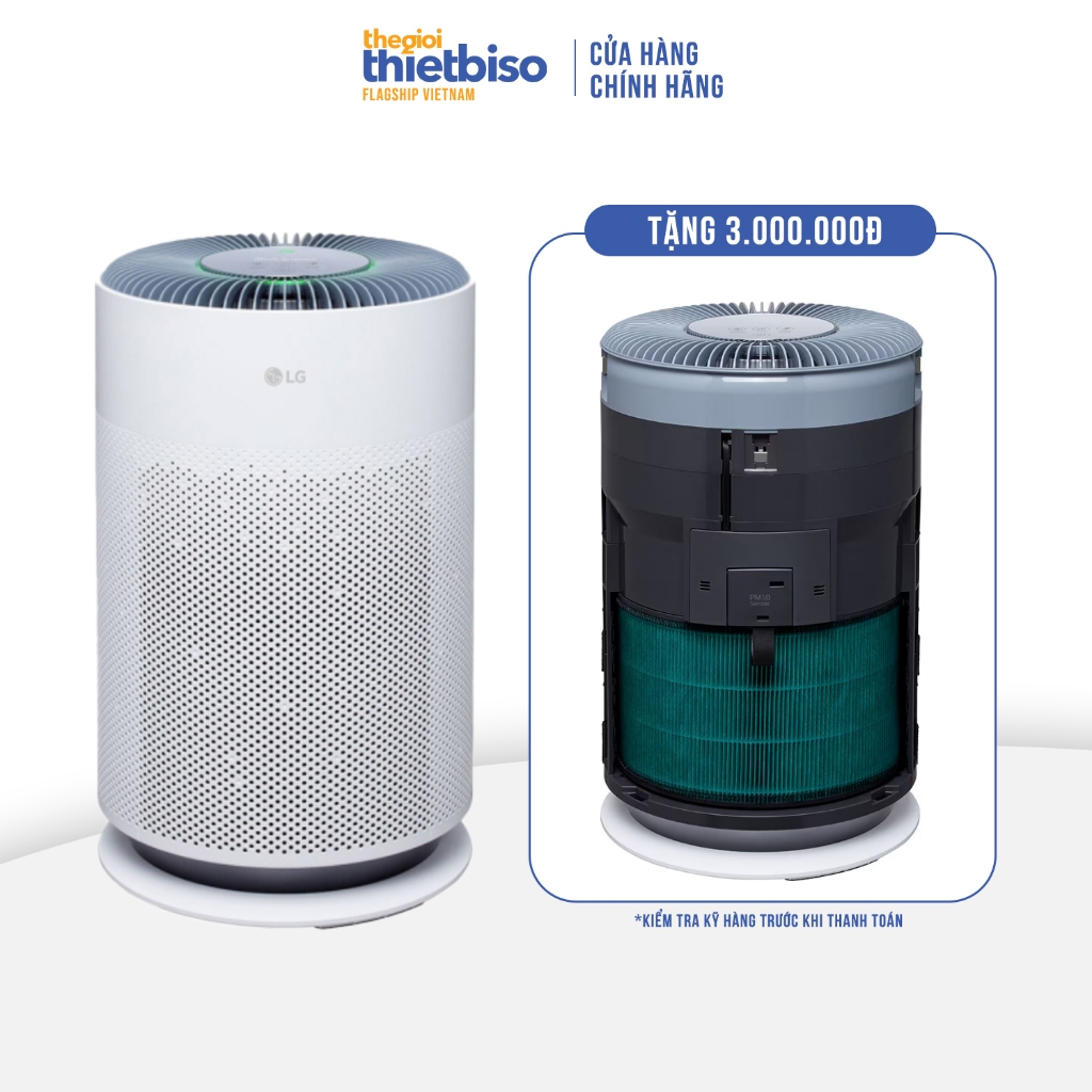 [HỎA TỐC 2H] Máy lọc không khí 1 tầng PuriCare360 Puricare 360 Hit AS60GHBG0 - Chính Hãng LG