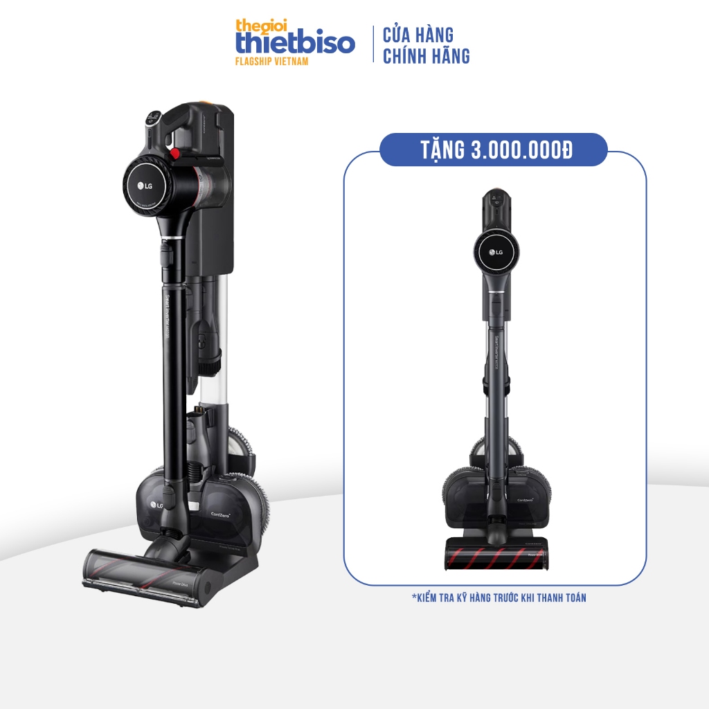 [HỎA TỐC 2H] - Máy Hút Bụi Lau Nhà Cầm Tay LG A9N-MAX Kèm 4 Đầu Hút Đa Năng  (Chính Hãng)
