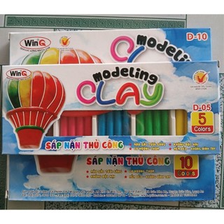 Đất sét, đất nặn Win hộp 5 màu, 10 màu, 18 màu
