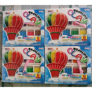 Đất sét, đất nặn Win hộp 5 màu, 10 màu, 18 màu