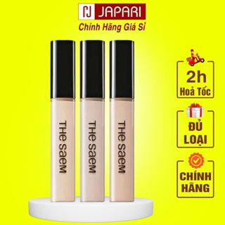  Kem Che Khuyết Điểm The Saem Hàn Quốc Chính Hãng Kiềm Dầu Chống Nước - Kem Nền Che Khuyết Điểm The Seam  The Same Japari 