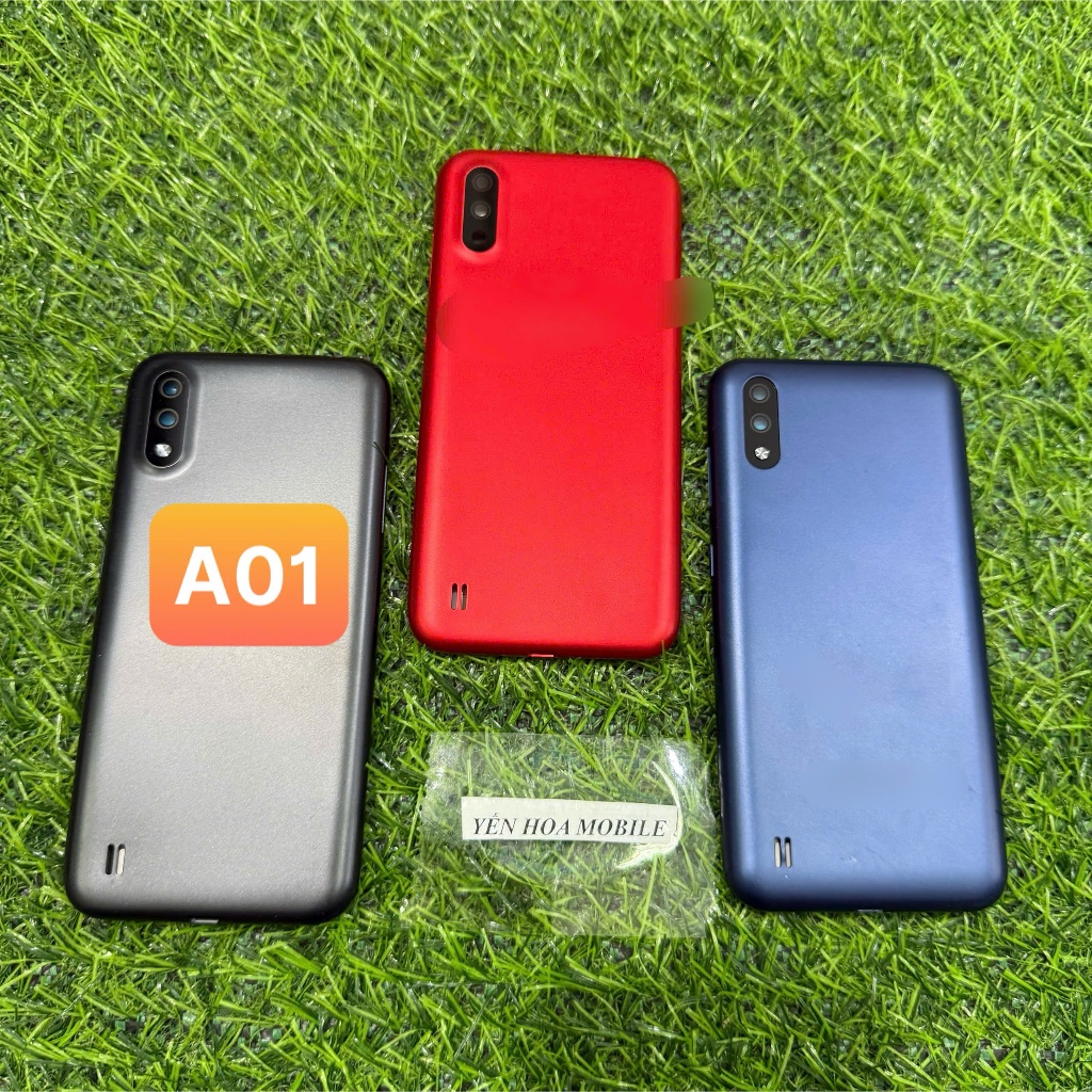 Vỏ thay mới cho các đời máy samsung A01 ( Tặng ngay : Keo dán 3ml )