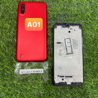 Vỏ thay mới cho các đời máy samsung A01 ( Tặng ngay : Keo dán 3ml )